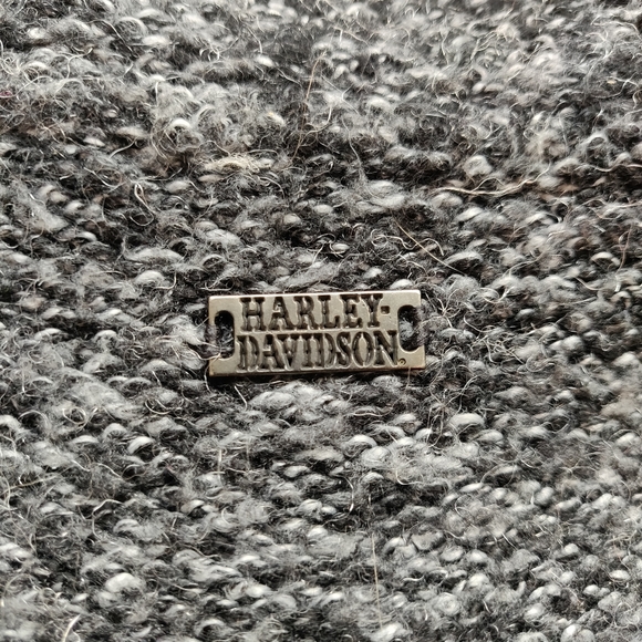 Harley Davidson Womens Zip-Up Grey Genuine Motorclothes Cardigan Jacket Small - Picture 12 of 15